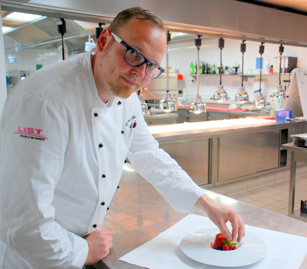 Erbeersülze als fruchtiges Dessert